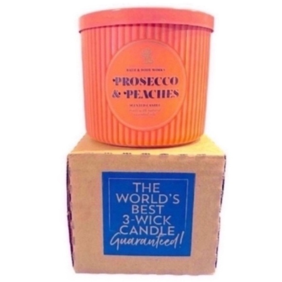 Prosecco and Peaches Candle - Picture 2 of 2